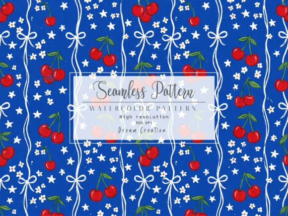 4th of July Patriotic Seamless Pattern: A Versatile Design for Creative Projects