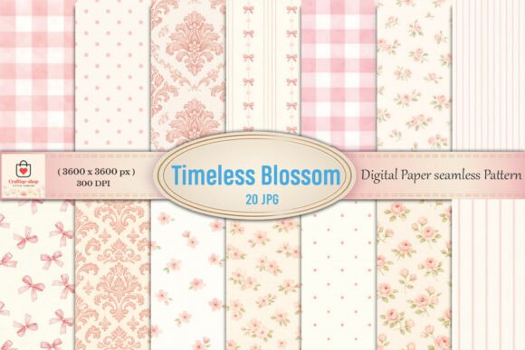 Coquette Seamless Pattern Bundle: A Versatile Digital Design Resource