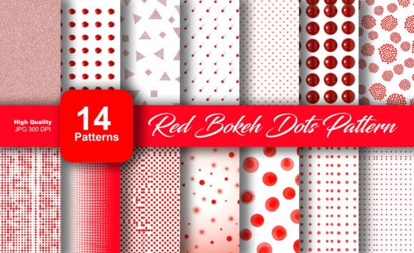 Red Dot and Circle Patterns Collection: A Creative Resource for Every Project